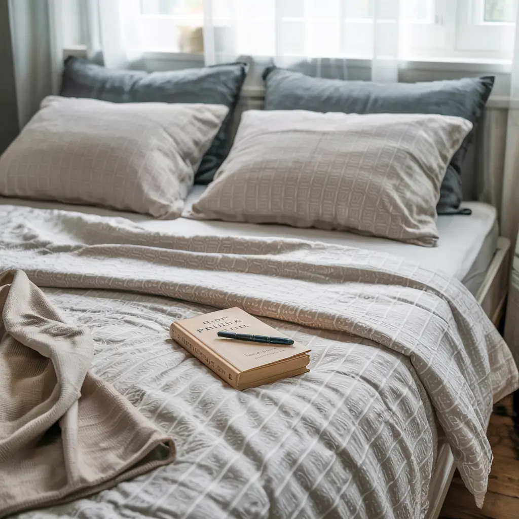 Neutral Patterned Duvet Covers for a Subtle Statement