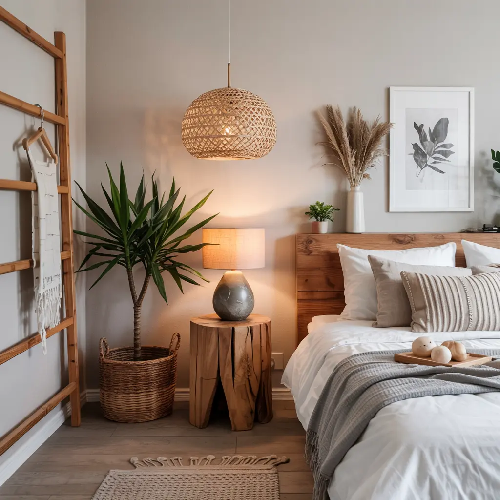 Wooden Accent Pieces for a Natural Touch