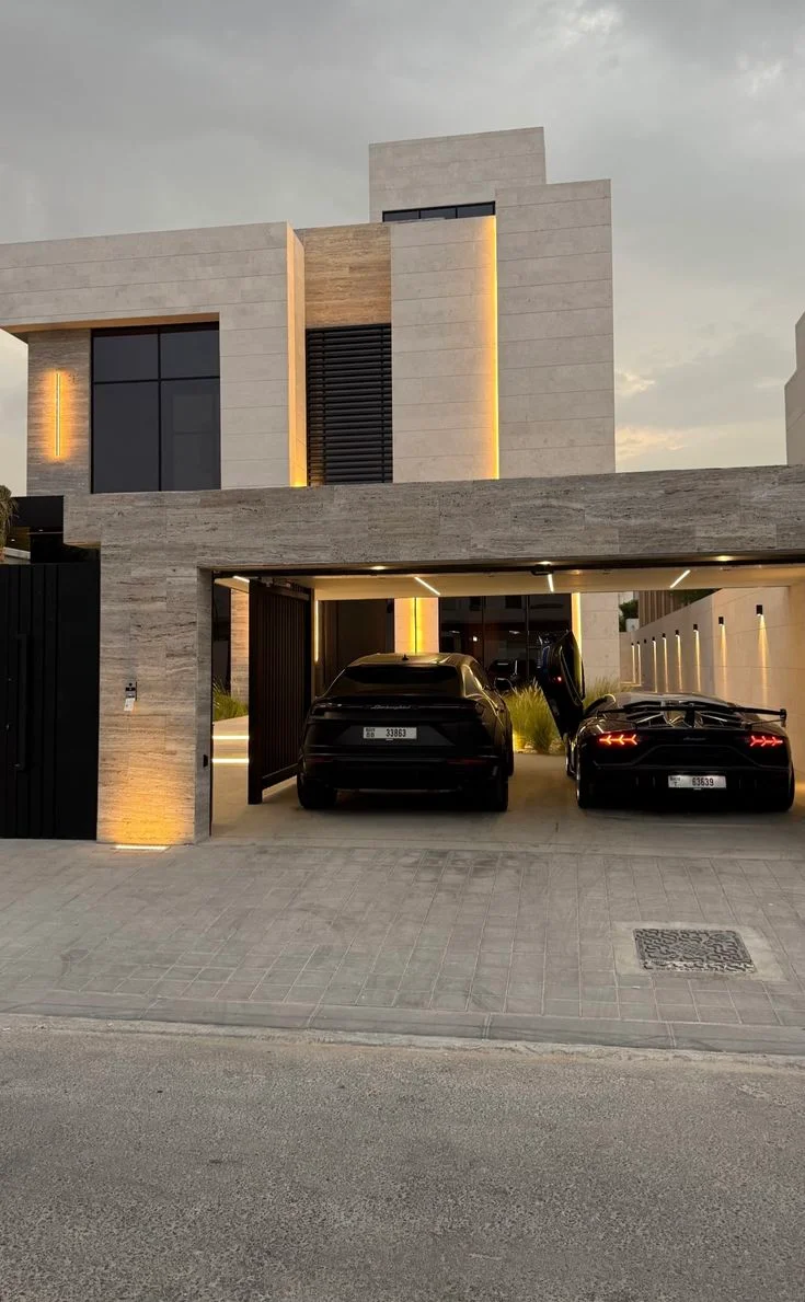 Sleek Minimalist Home with a Two-Car Garage