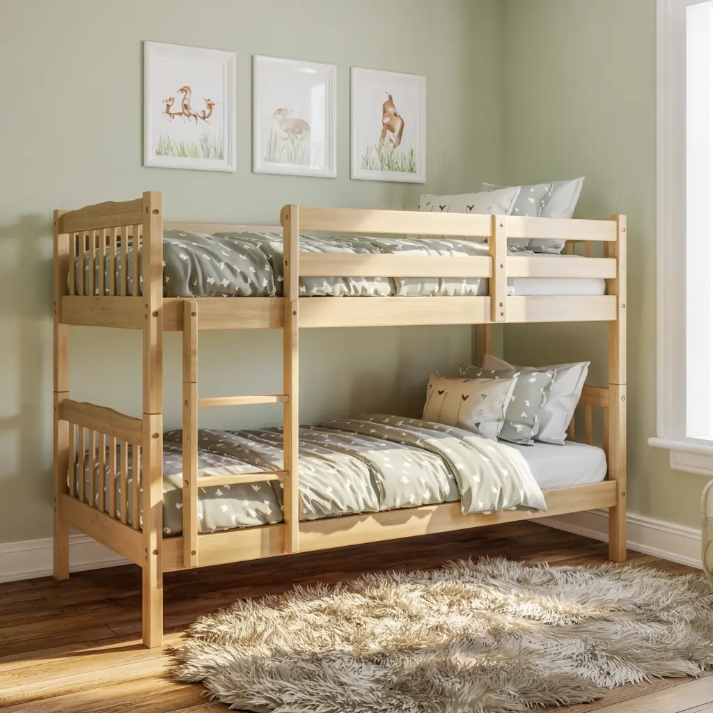 1. Bunk Beds to Maximize Floor Space