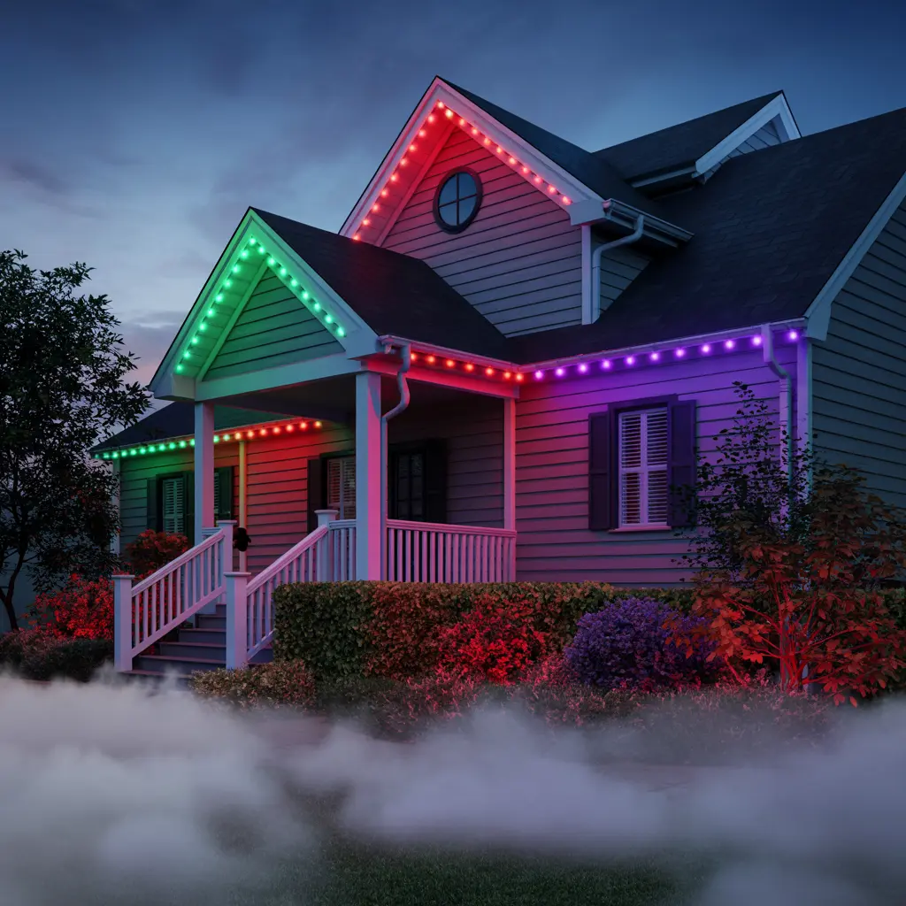 10. Color Changing Smart Lights for a Haunted Glow
