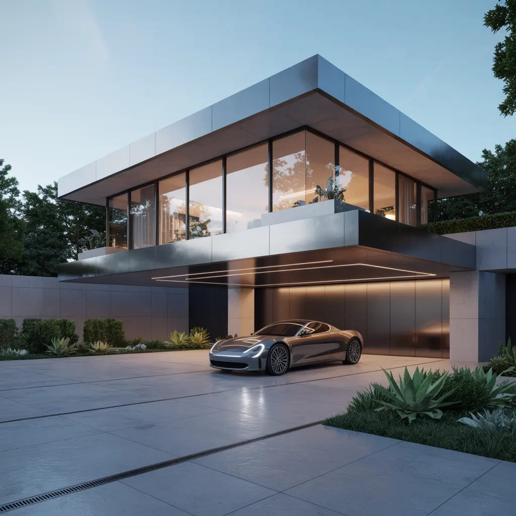 10. Smart Home with Automated Garage Door System