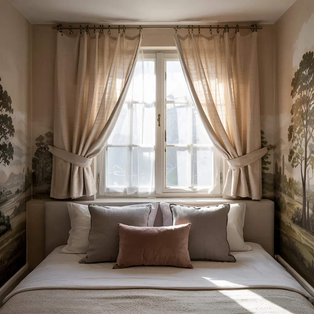 11.Semi Sheer Curtains for Soft Diffused Light