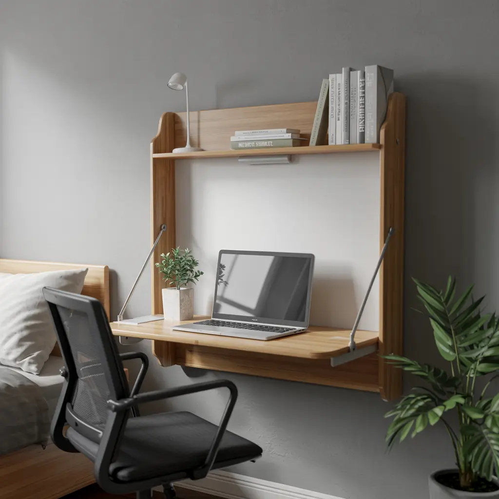 12. Foldable Wall Mounted Dining or Study Table