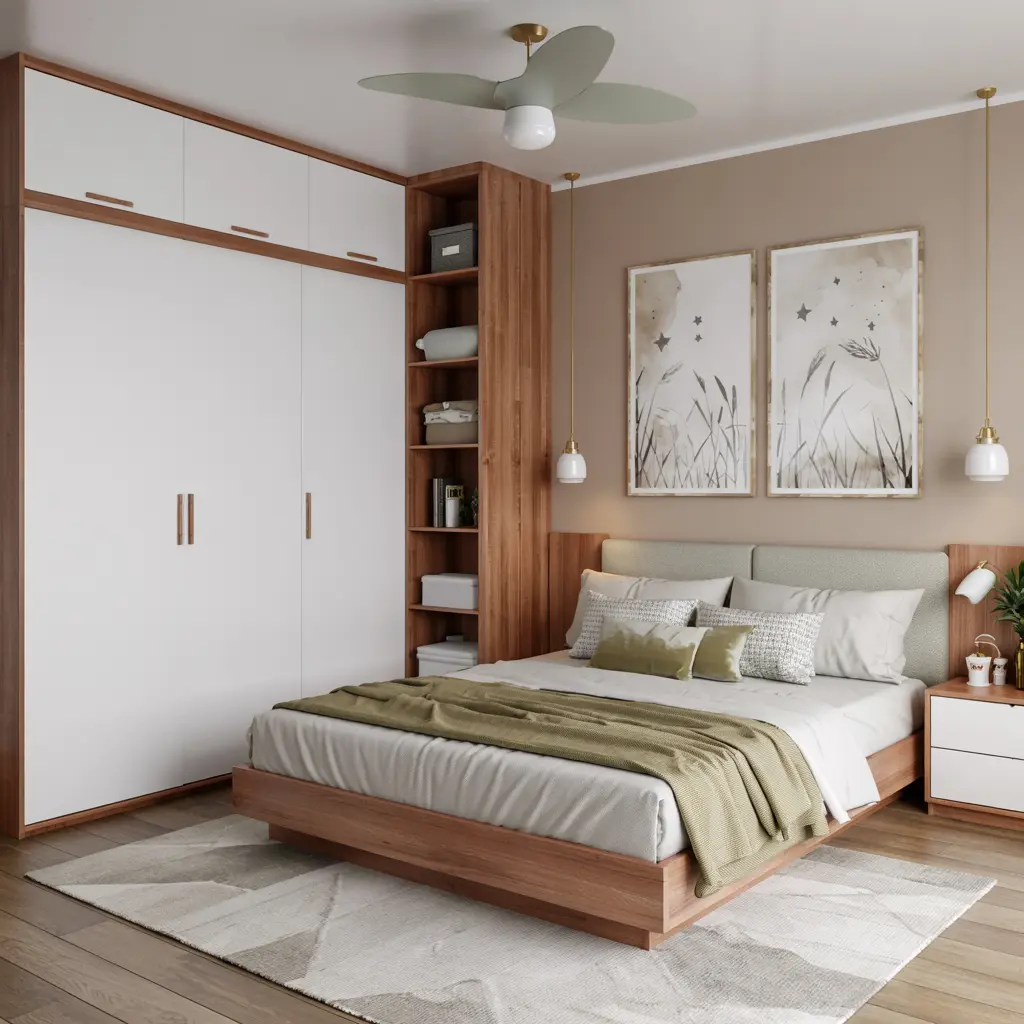 13. Floor to Ceiling Wardrobe for Maximum Storage