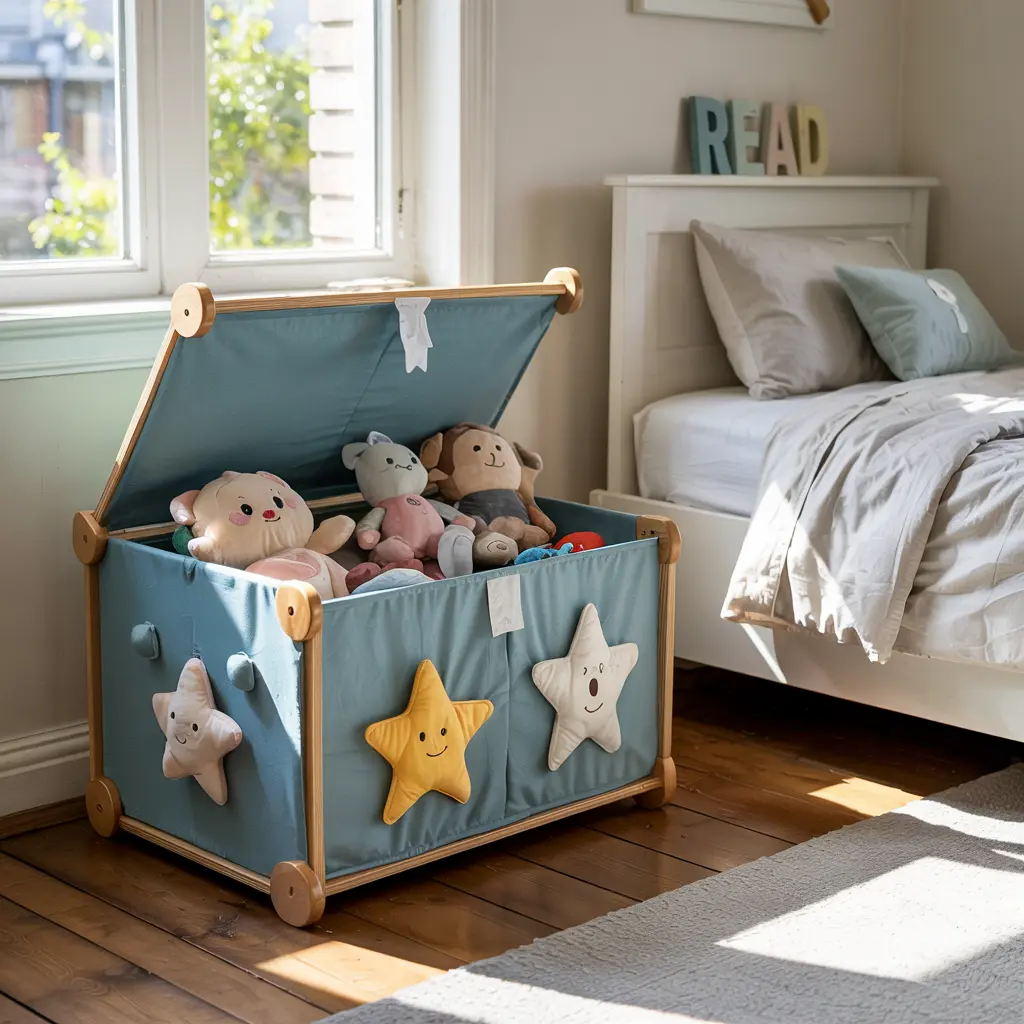 18. Collapsible Toy Chest for Easy Organization