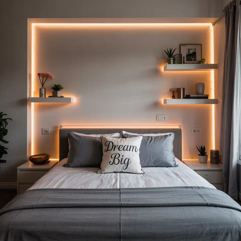 18. Soft Warm LED Lighting for a Cozy Atmosphere