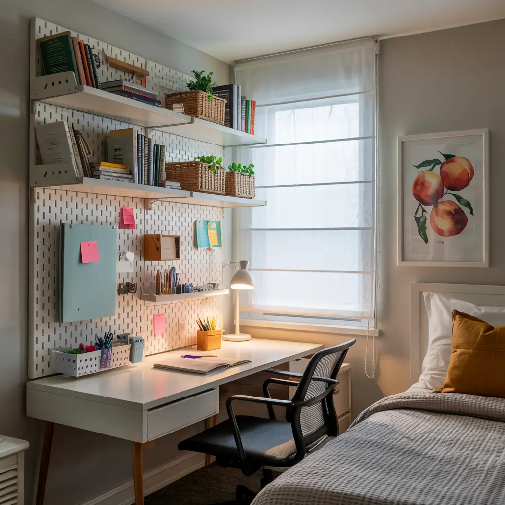 19. DIY Pegboard for Customizable Wall Storage