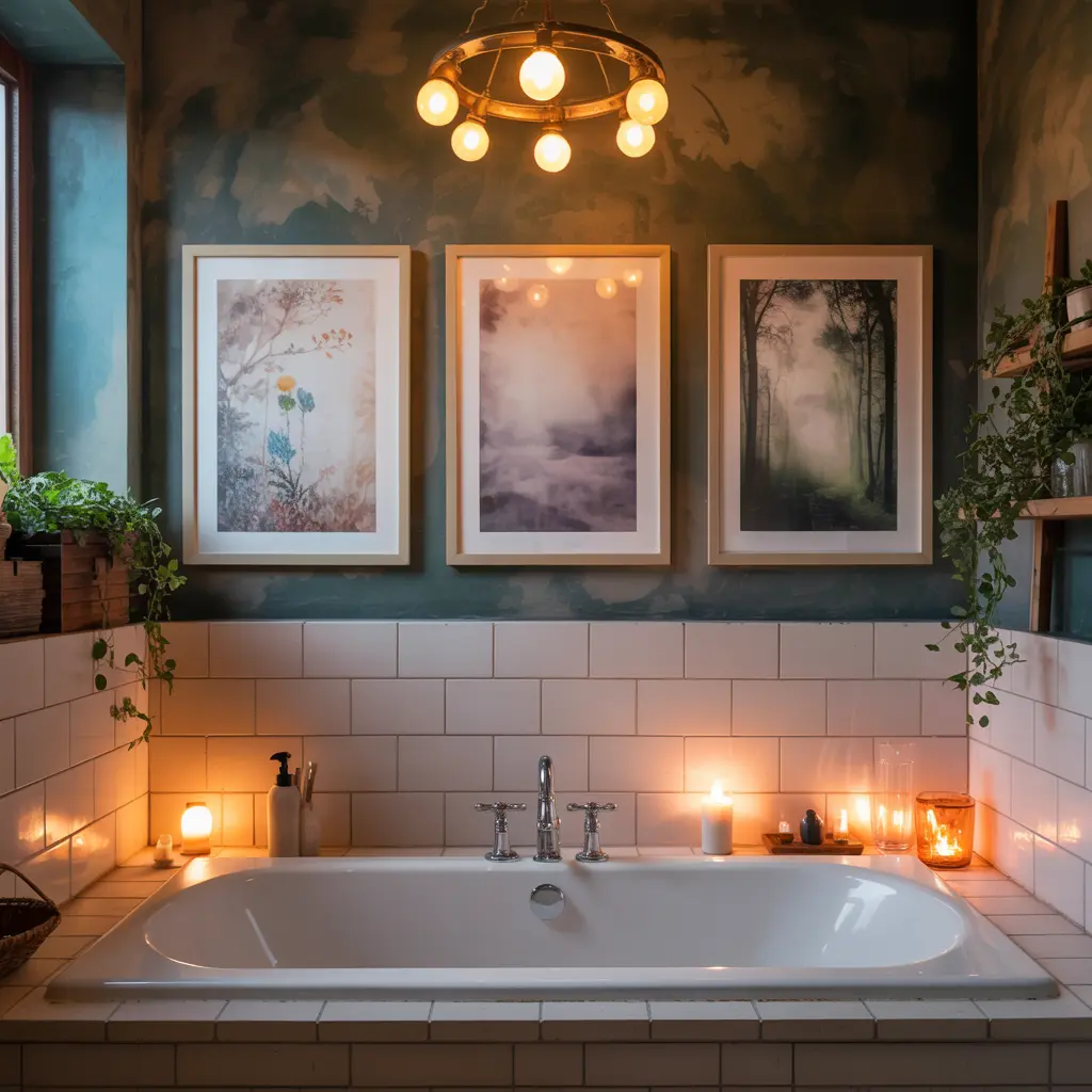 19. Display Artwork with Dreamy or Nature Inspired Themes