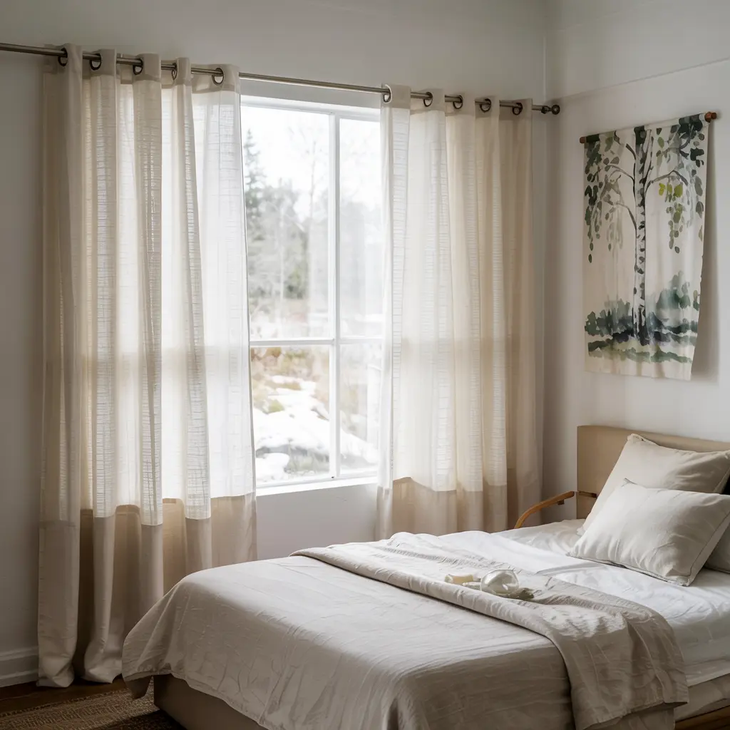 20.Grommet Top Curtains for an Easy Modern Installation