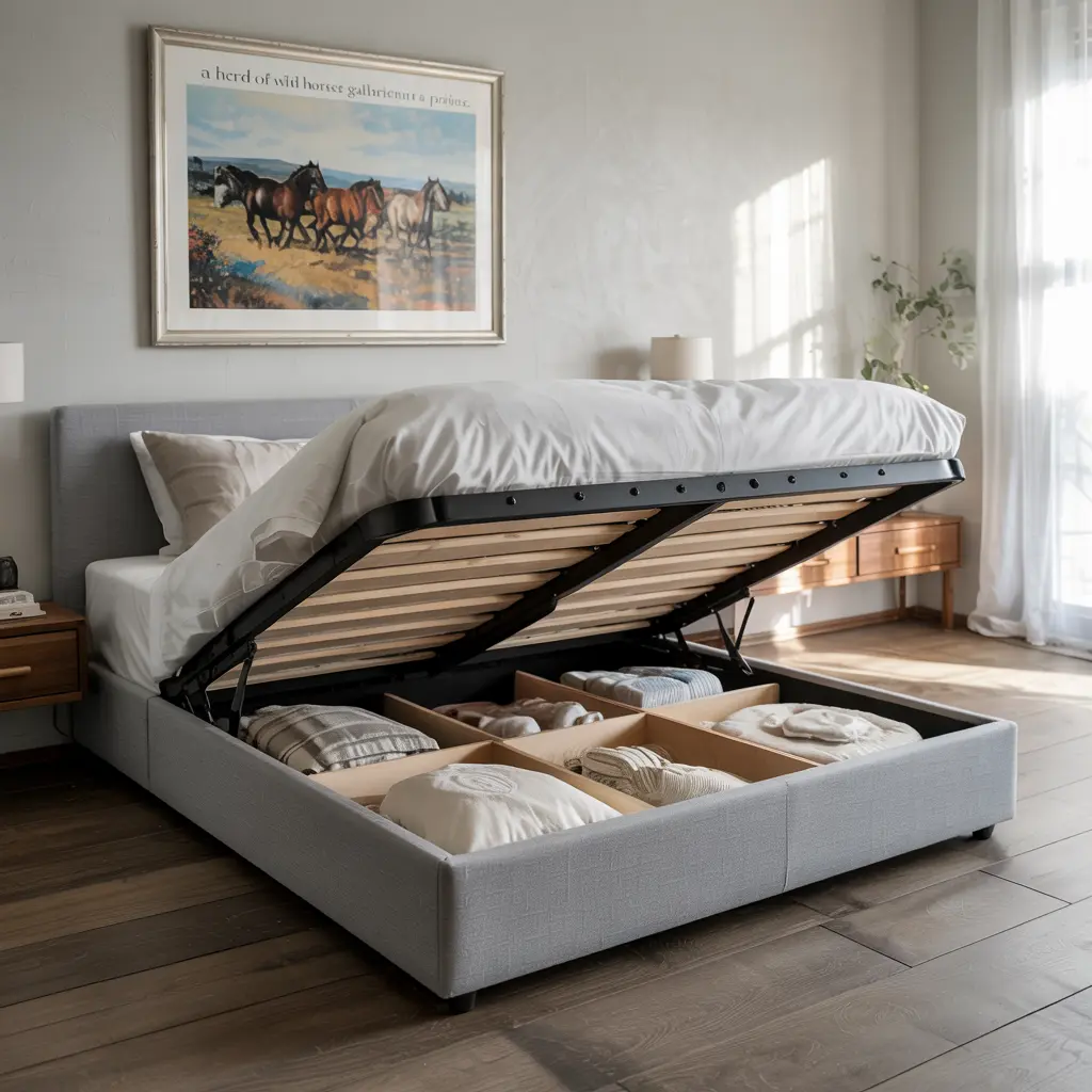 21. Hidden Storage Compartments Under Seating Areas