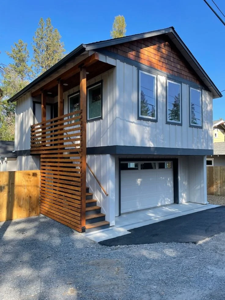 Compact Modern House with Attached Garage