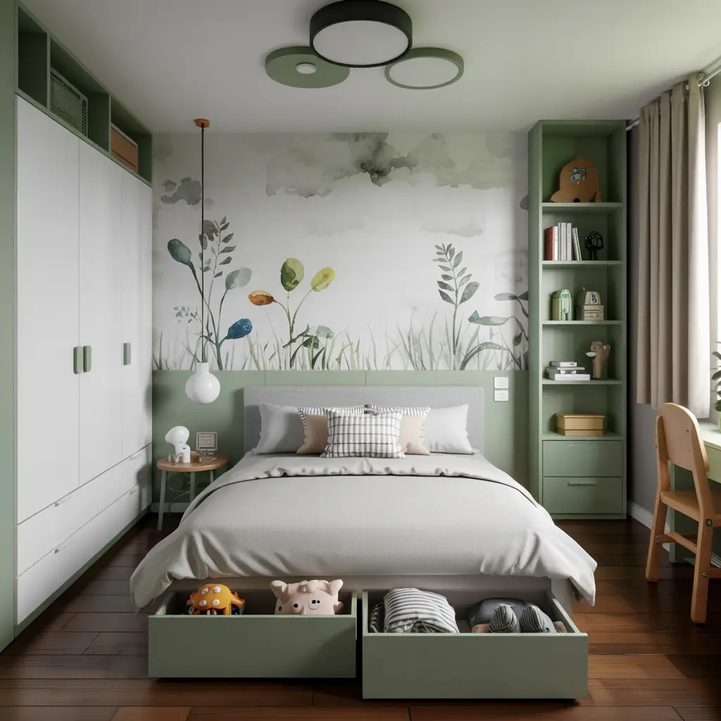 4. Multi Functional Storage Beds with Built In Drawers