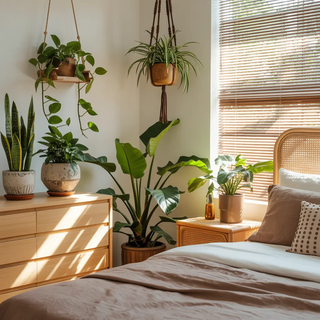 7. Potted Indoor Plants for a Natural Element