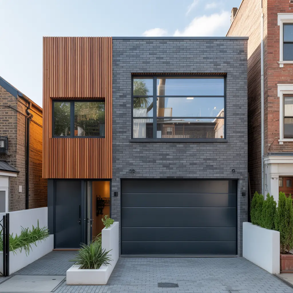 7. Urban Townhouse with Integrated Garage Storage