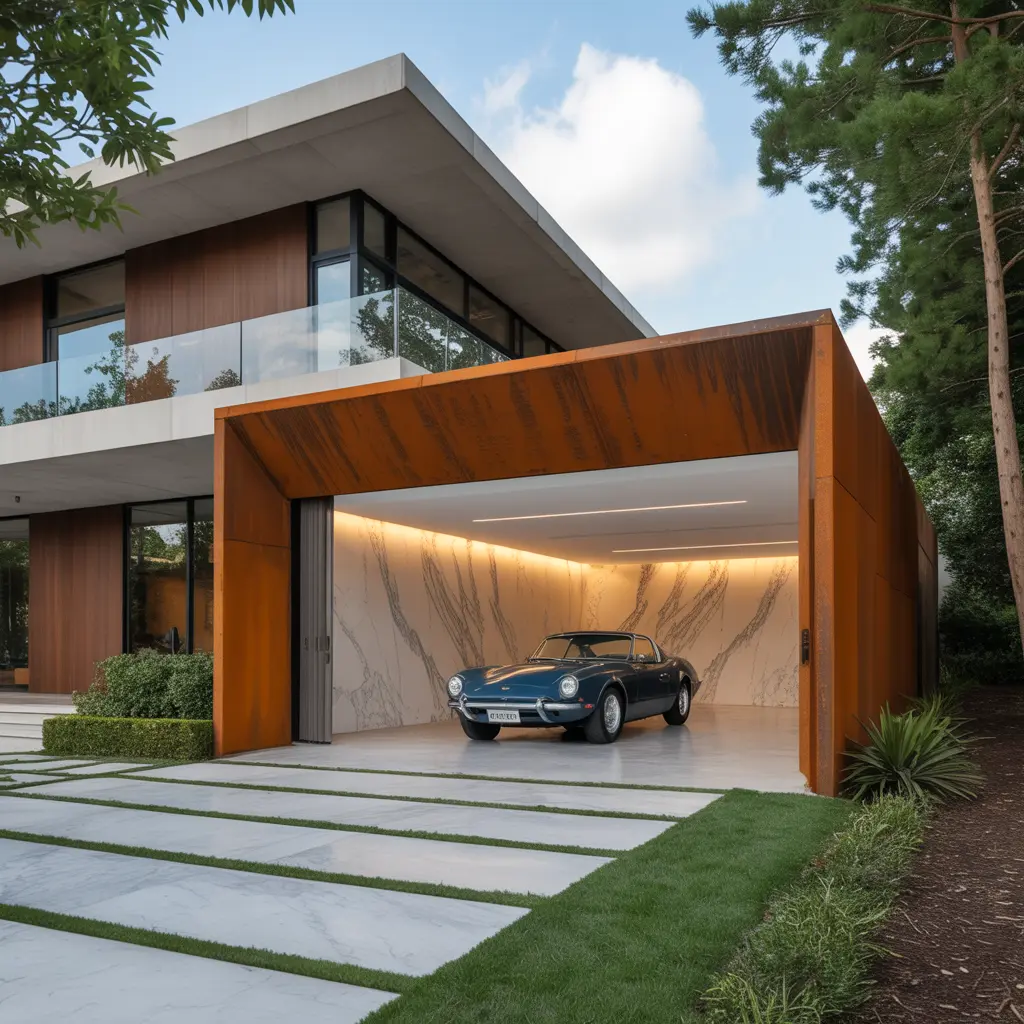 8. Elegant Modern Home with Hidden Side Garage Entry