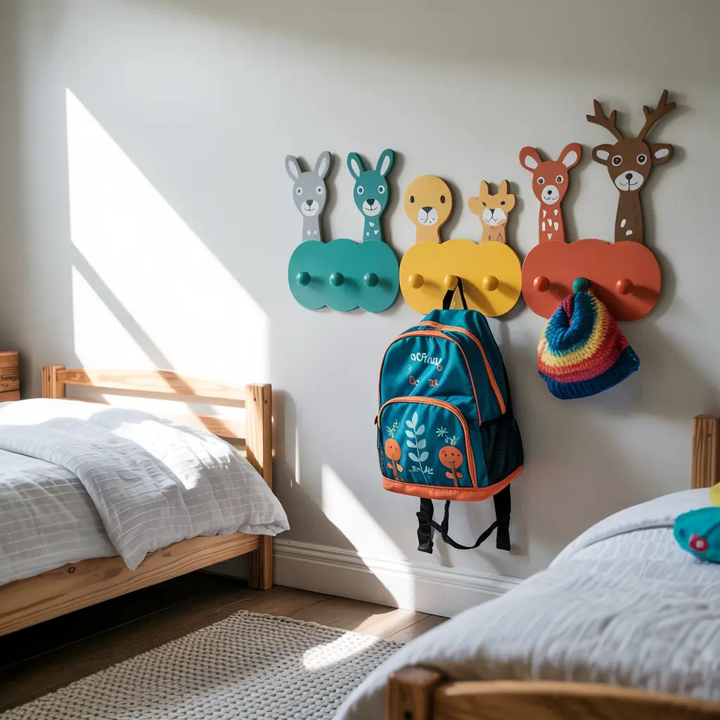 8. Wall Hooks for Hanging Bags Coats and Accessories