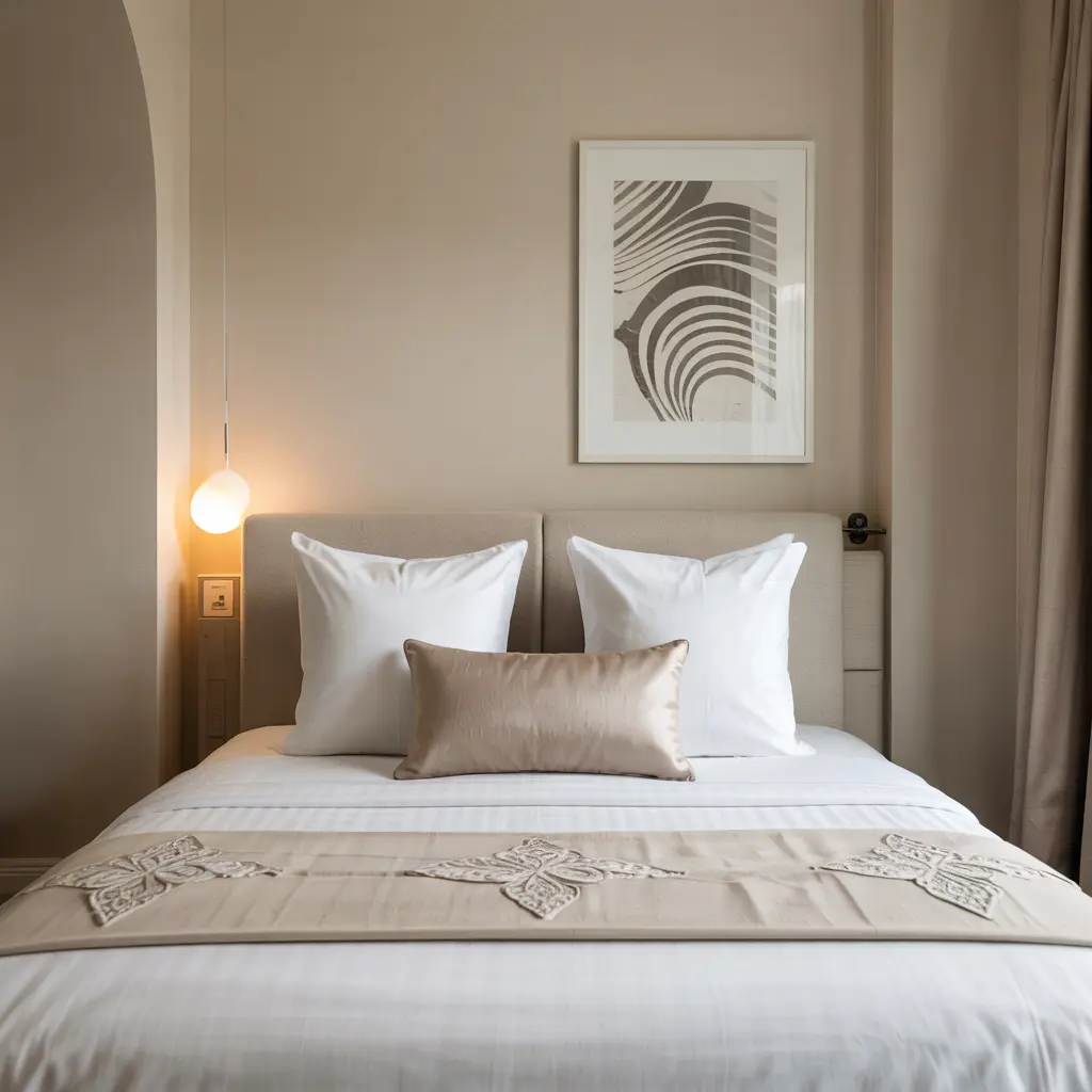 Cozy small bedroom designs with warm neutral color palettes