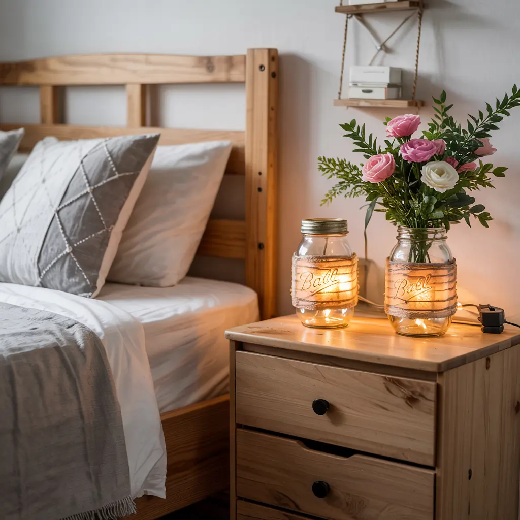 DIY Mason Jar Lamps for a Budget Friendly Look