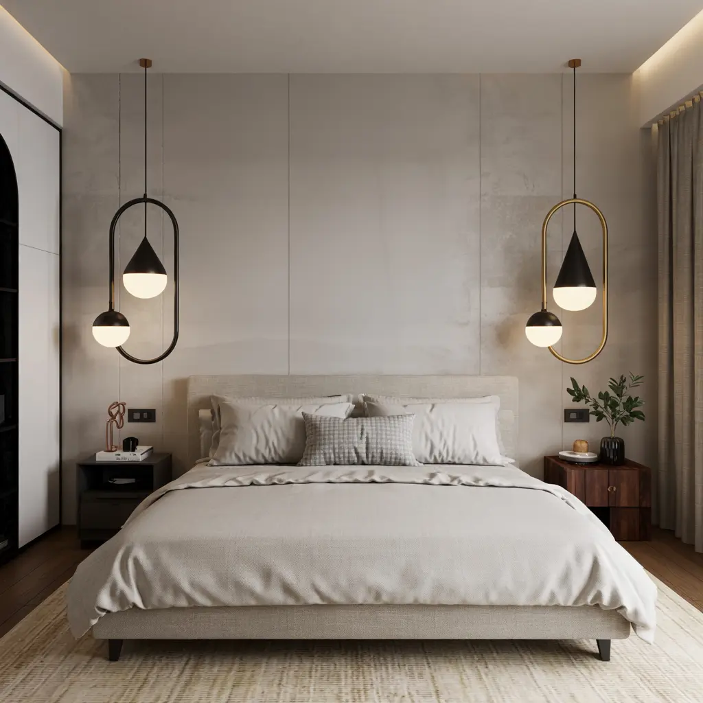 Minimalist Pendant Lights for Modern Bedrooms