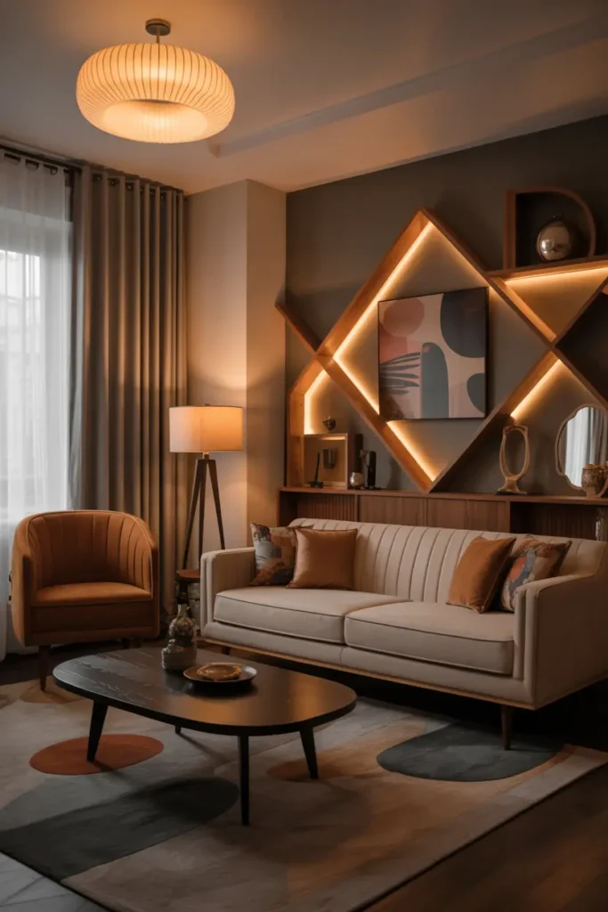 10. Mid Century Modern Living Room Ideas