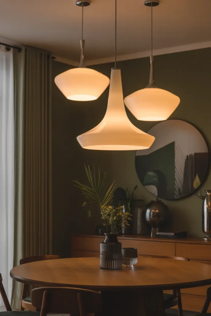 11. Pendant Lighting with Dome or Cone Shades