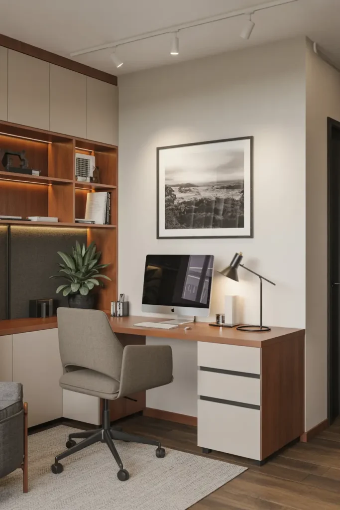 13. Corner Desk for Space Saving Workstations