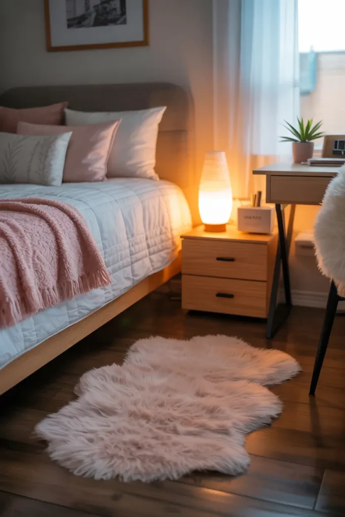 13. Cozy Rug to Add Warmth and Style