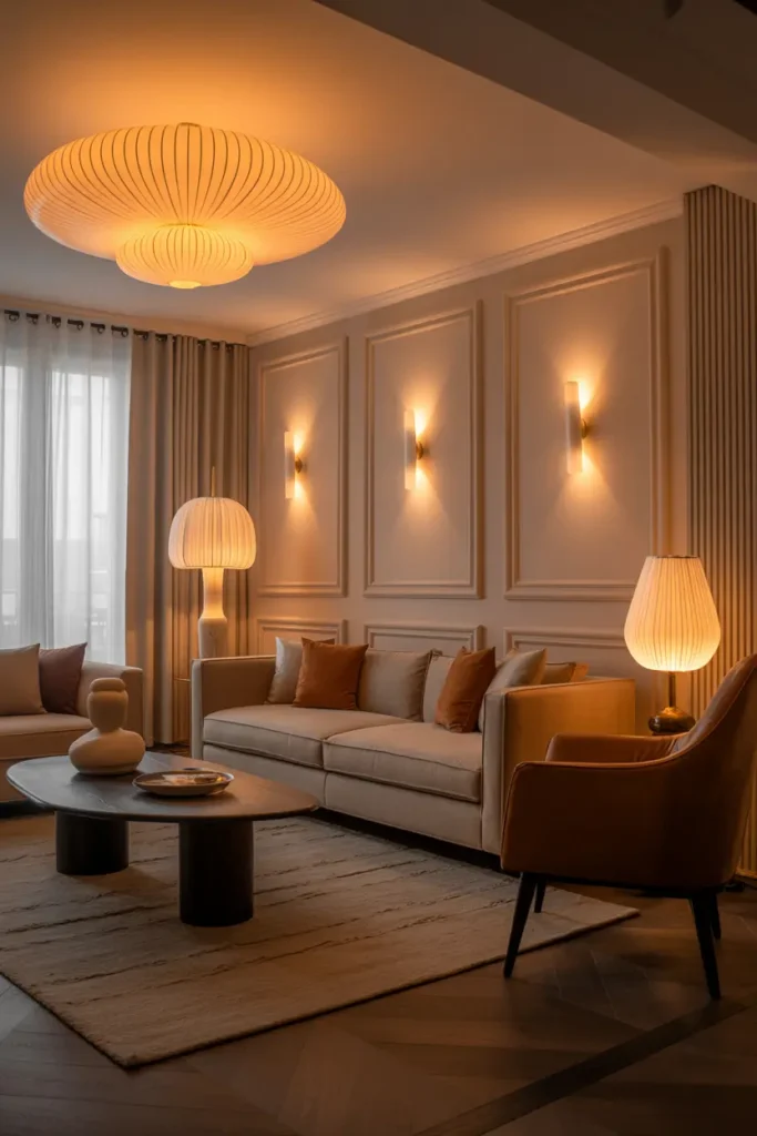 14. Living Room Lighting Design Ideas
