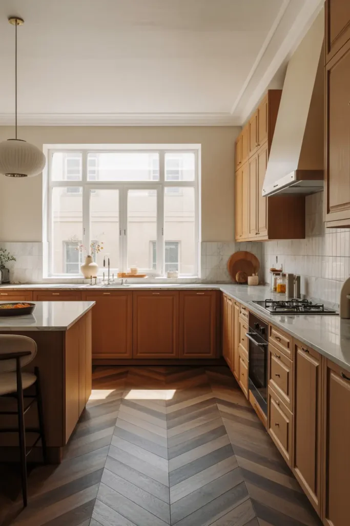 15. Brown Kitchen Flooring Ideas for Every Style
