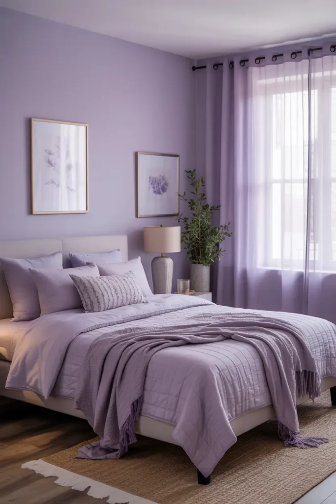 2. Lavender Bedding Sets for Cozy Bedrooms