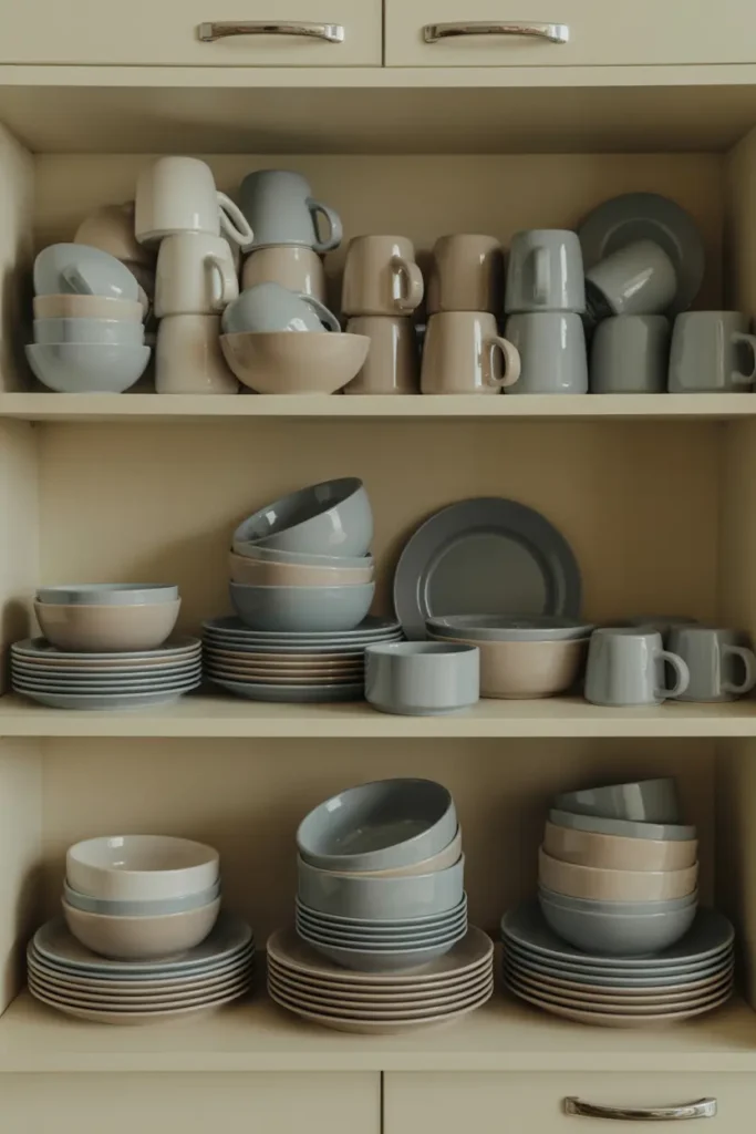 2. Random Mismatched Dishes and Cups