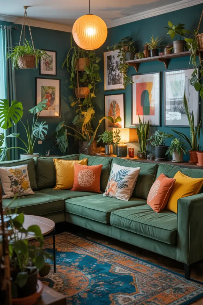 2. Use Decorative Throw Pillows to Refresh Your Sofa