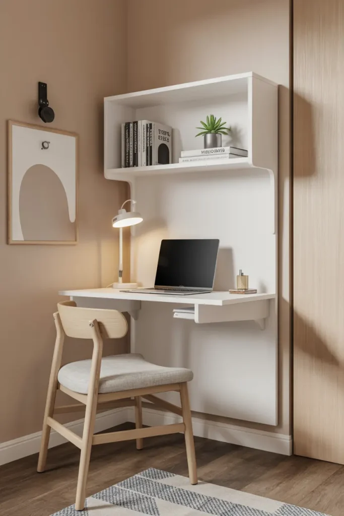 3. Compact Wall Mounted Desk for Small Offices