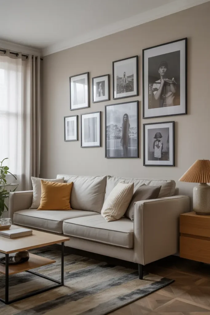 3. Minimalist Wall Arrangement for Modern Homes