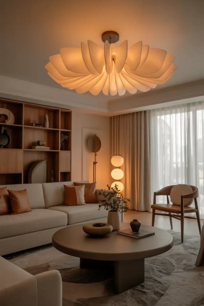 3. Statement Lighting Fixtures for Living Rooms