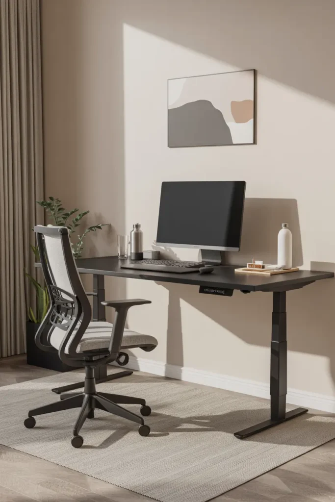 4. Adjustable Standing Desk for Ergonomic Comfort