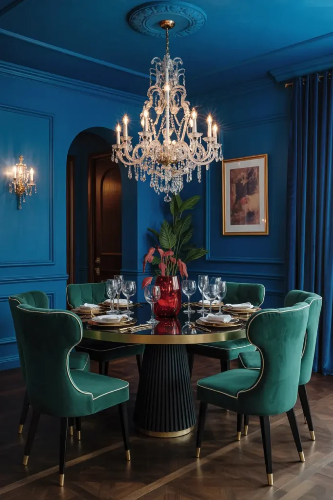 4. Bold Jewel Toned Hues for a Luxe Aesthetic