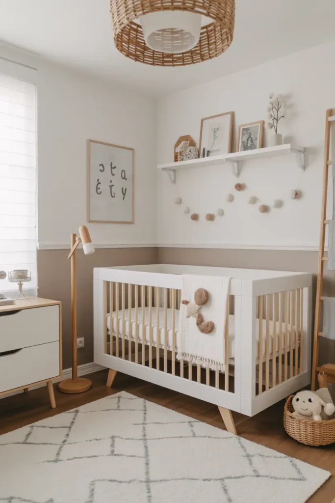 4. Gender Neutral Nursery with Minimalist Touches