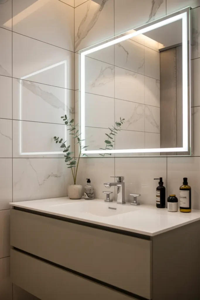 4. Install LED Vanity Lights for Modern Illumination