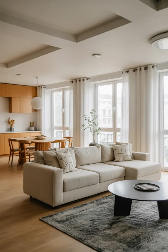 4. Open Concept Living Room Design