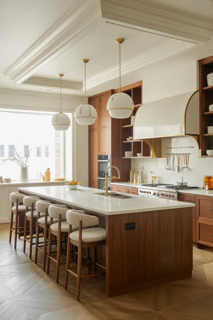 5. Double Kitchen Island for Large Kitchens
