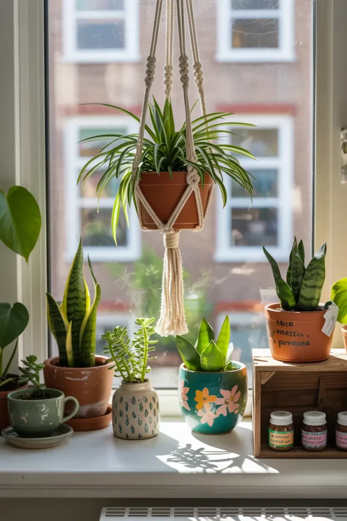 6. Display Indoor Plants in Budget Friendly Planters