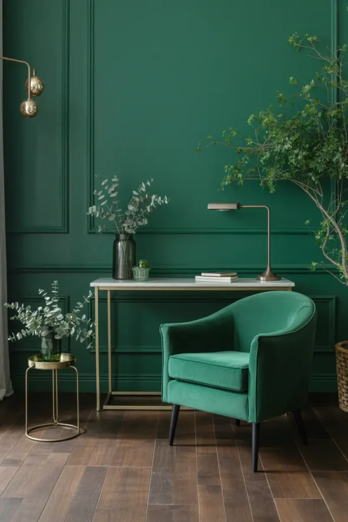 6. Rich Emerald and Forest Green Hues for Elegance