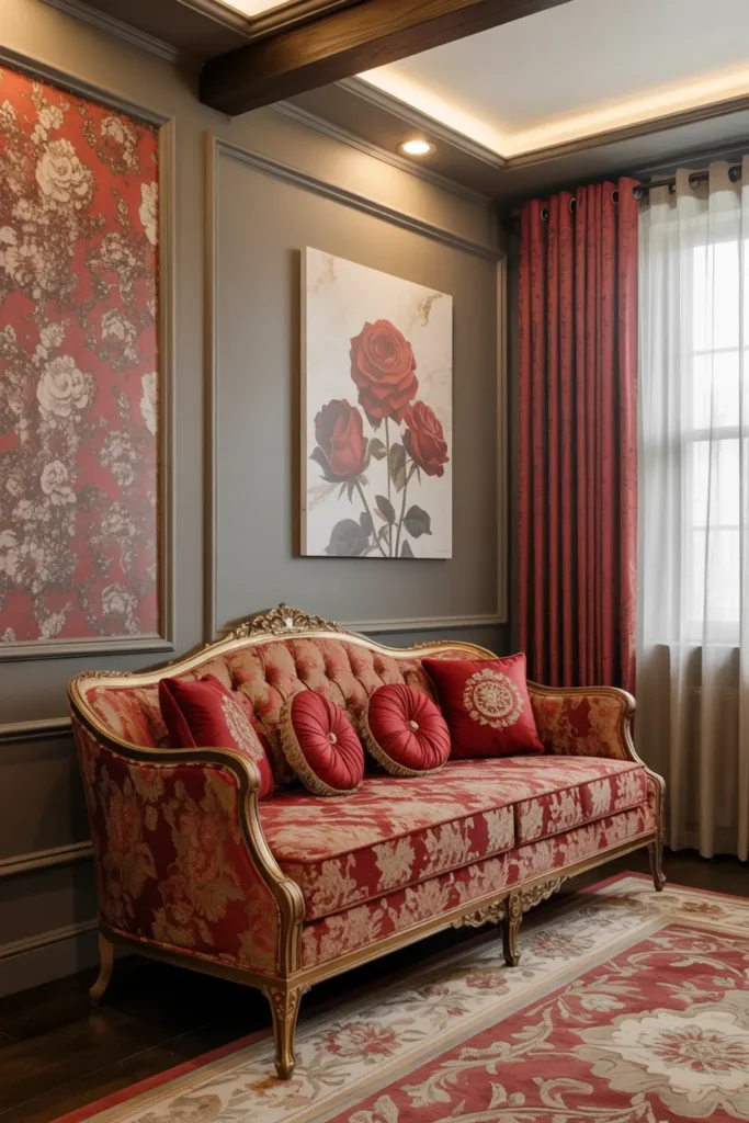 7. Statement Sofas in Unique Fabrics