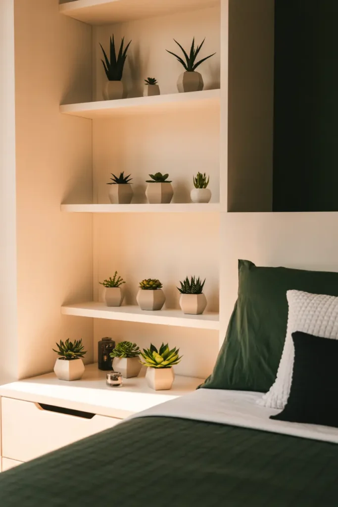 10. Succulent Arrangements for Small Bedroom Decor