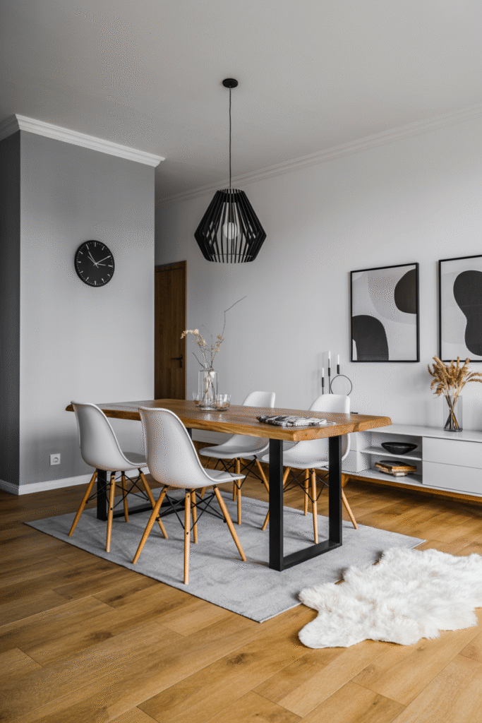 11. A Modern Kitchen with Natural Charm