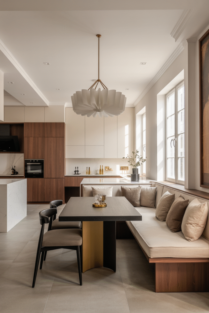 11. Built In Banquette for Functional Seating