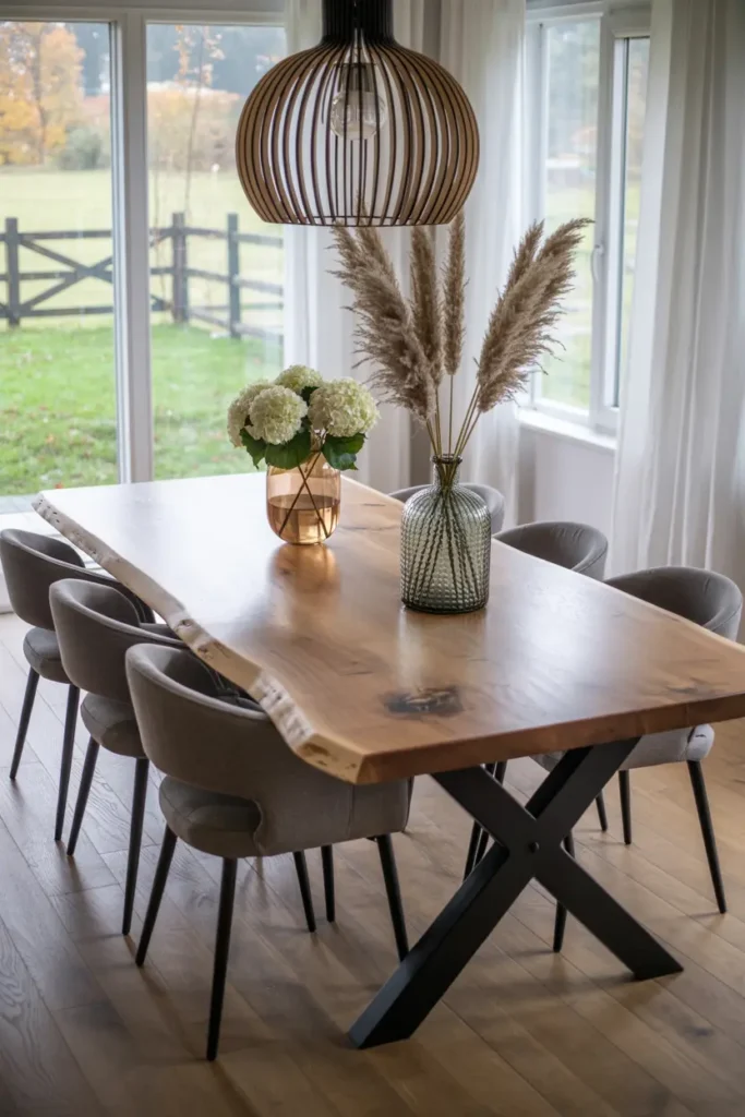 13. Inviting Breakfast Nook with Stylish Modern Flair