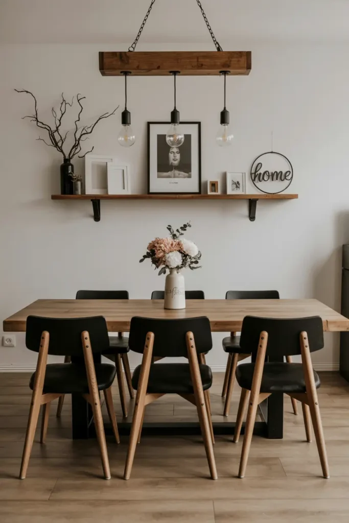 15. Cozy Bright Breakfast Nook with Modern Touches